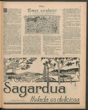 Temas escolares : El jardín de infantes