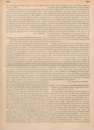 234-235 [Rezension] Eucken, Rudolf, Einführung in die Hauptfragen der Philosophie