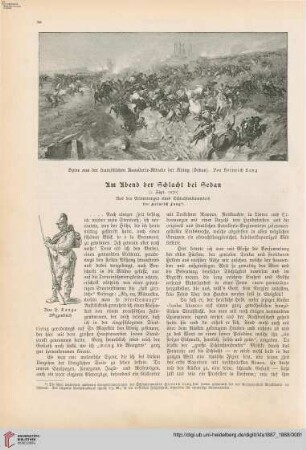 3: Am Abend der Schlacht bei Sedan : (1. Sept. 1870); aus den Erinnerungen eines Schlachtenbummlers