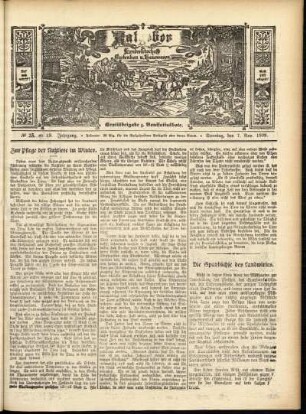 Ausgabe vom Sonntag, den 07. November 1909.