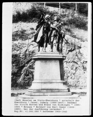 Denkmal für Ulrich von Hutten und Franz von Sickingen