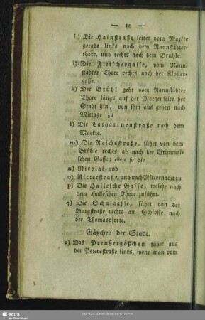 Gäßchen der Stadt