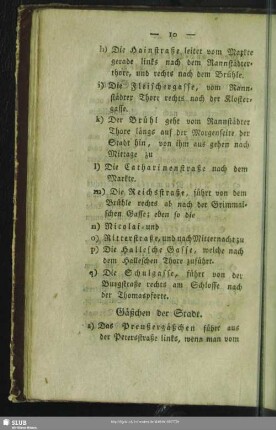 Gäßchen der Stadt