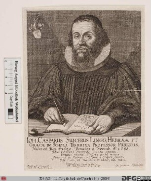 Bildnis Johann Caspar Schweizer (lat. Svicerus)