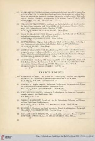 Verschiedenes (Nr. 321-340)
