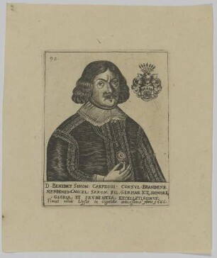 Bildnis des Benedict Simon Carpzoui