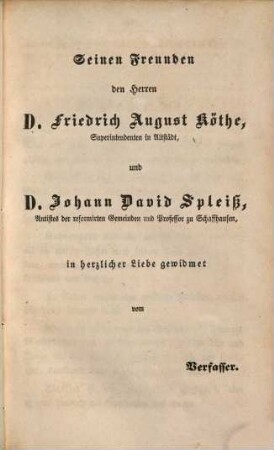 Altes und Neues aus dem Gebiete der innern Seelenkunde, 2.