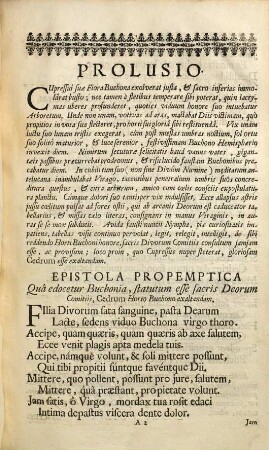 Cedrus exaltata in Libano Buchoniae ... a musis Fuldensibus decantata quando rev. et cels : Princeps ac Dominus Dominus Adolphus inclytae ecclesiae Fuldensis abbas ... Uno omnium Electorum Suffragantium Veto electus est Pater Patriae, Pius, Clemens ; A devotissimo Collegio Societatis Jesu Fuldae humillimè praesentata ...