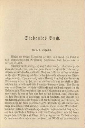 Siebentes Buch