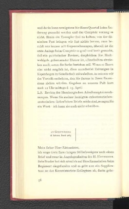 An Gerstenberg den letzten Juni 1769