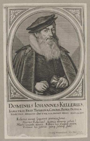Bildnis des Iohannes Kellerus