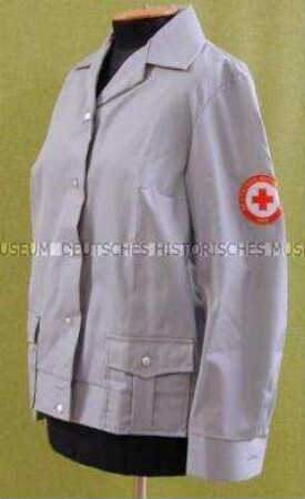 Bluse zur Uniform für weibliche Angehörige des Deutschen Roten Kreuzes der DDR