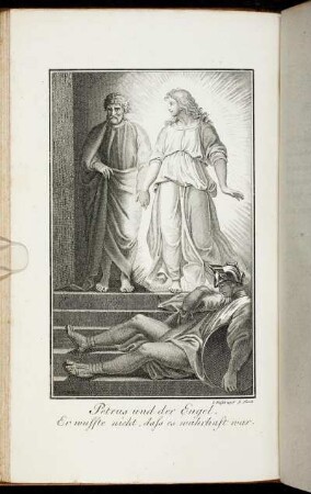Petrus und der Engel. Er wusste nicht, dass es wahrhaft war.