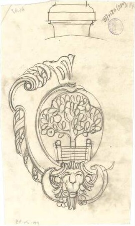 Pfann, Paul; München - Bogenhausen; Villa Jos. Selmayer - Ornament (Teilansicht); Detail