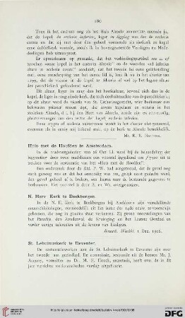Huis met de Hoofden te Amsterdam - N. Herv. Kerk te Beekbergen - Romeinsche Oudheden te Geldermalsen