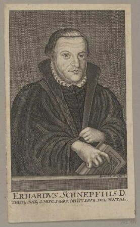 Bildnis des Erhardvs Schnepfius