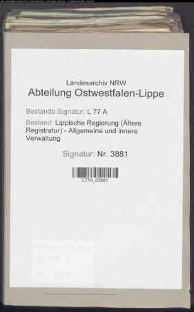 Grundstücksverkäufe im Amt Sternberg-Barntrup (Beratung der Kolonate) Nr. 91-145, Bd. 3