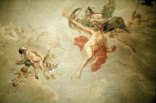 Prometheus stiehlt das Feuer vom Sonnenwagen
