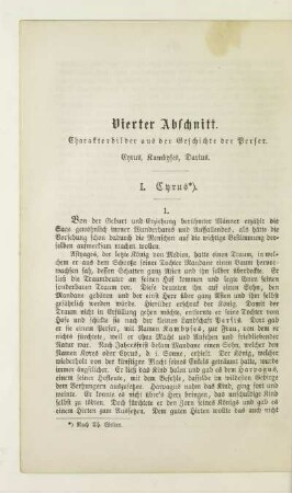 Vierter Abschnitt. Charakterbilder aus der Geschichte der Perser