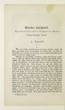 Vierter Abschnitt. Charakterbilder aus der Geschichte der Perser