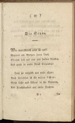 Die Sonne.