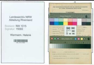 Entnazifizierung Helene Wermann , geb. 17.04.1914 ()