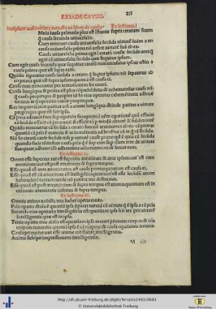 Liber XXXVI. Ex libro de causis.