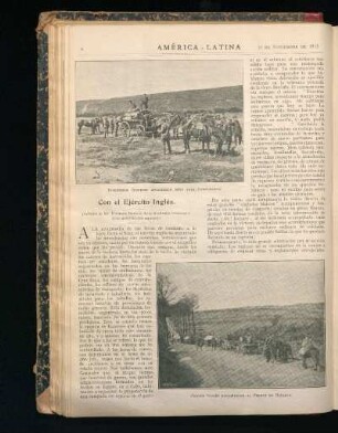 Con el Ejército Inglés. : (Artículo de Nr. Maurice Barrès, de la Academia Francess.) - (Con autorización especial.)