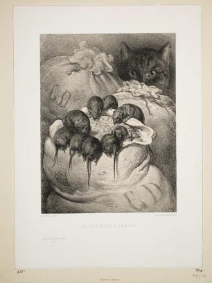 Le Dernier banquet, Blatt 9 der Folge "L’Album de Gustave Doré"