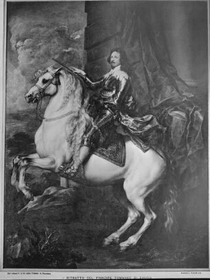 Bildnis des Thomas von Savoyen zu Pferde