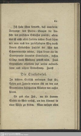 Die Einsiedelei