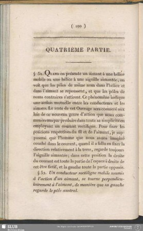 Quatrième Partie