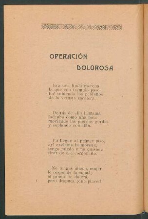 Operación dolorosa