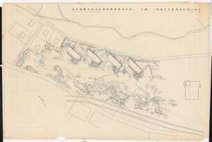 Universitätsklinikum Tübingen Grünanlage an den Schwesternwohnhäusern im Käsenbachtal: Lageplan mit Gartenplan 1:250