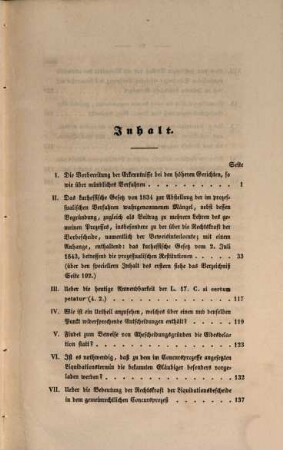 Kleine Schriften juristischen Inhalts