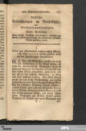 Fünfte Abtheilung