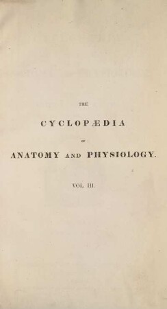 3: The Cyclopaedia of Anatomy and Physiology, vol. 3: Ins-Pla