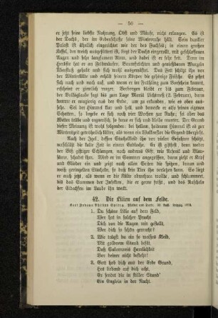 42. Die Lilien auf dem Felde.