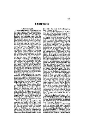 Schulpolitik