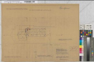Empfangsgbäude [Bahnhof] Essen-Stadtwald: Dachgeschoß Grundriß, M. 1:100