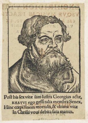 Bildnis des Georg Rhau