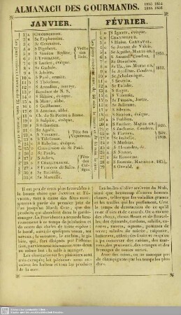 Almanach des Gourmands