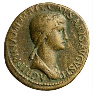 Münze, Sesterz, 37 - 41 n. Chr.