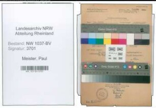 Entnazifizierung Paul Meister , geb. 23.07.1902 (Kunstgewerbler)