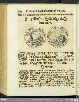 Am zehenden Sonntage nach Trinitatis
