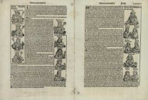 Ansicht von Florenz, Holzschnitt, um 1493 : Florencia / [Hartmann Schedel. Holzschnitte von Michael Wolgemut, Wilhelm Pleydenwurff]. - [Nuremberge] : [Koberger] , [1493]. - 1 Ansicht : Holzschn. ; Blattgr. 60 x 45 cm, Bildgr. 50 x 25 cm +++ Auch enth. in: Weltchronik / Hartmann Schedel. - Mit Text