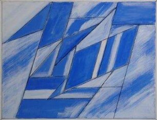 Zeichnung mit Hellblau