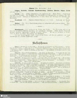 Aufsatzthemen