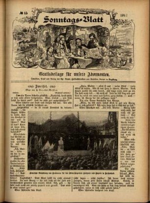 Ausgabe vom Sonntag, den 14. April 1912.