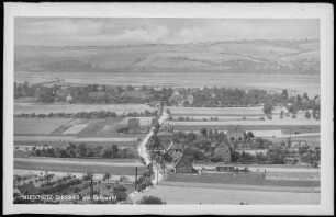 Nieschütz. Blick auf Diesbar - Nieschütz